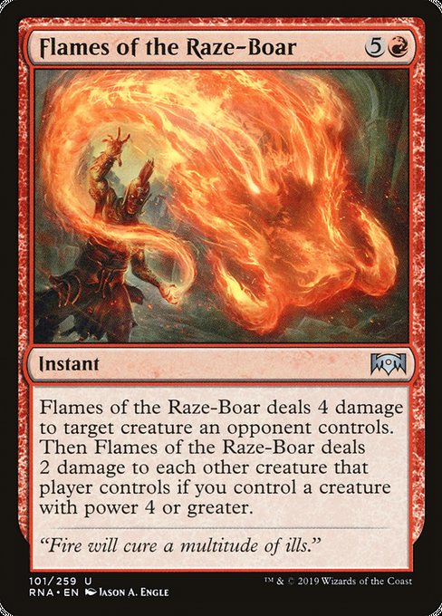 Flames of the Raze-Boar